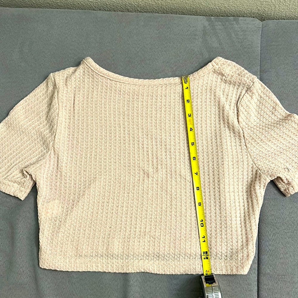waffle crop top